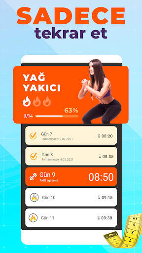 Yağ yakıcı egzersizler－Eritme screenshot 3