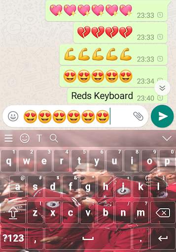 Reds Liverpool Keyboard Emoji 2021 screenshot 2