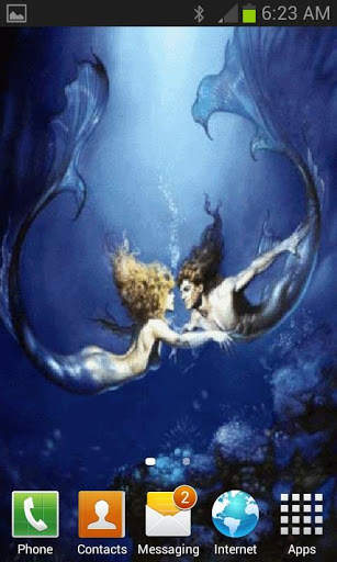 Mermaid Love Live Wallpaper screenshot 2