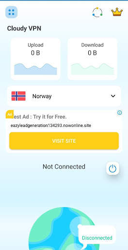 Cloudy VPN - Free VPN Proxy Server screenshot 2