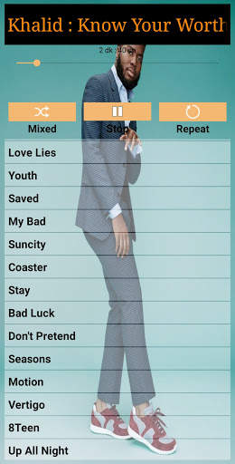 Khalid 2021 Offline [HQ] 48 Songs screenshot 2