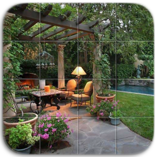 Residential Gardens Merge Puzzle icon