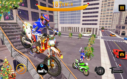 Bike Stunt: Extreme Roof Drive screenshot 8
