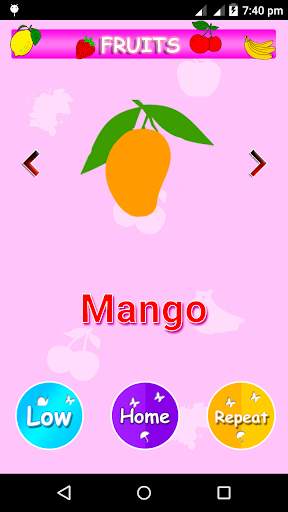 ABC Kids Learn - alphabet, fruit, vegetable, game screenshot 15