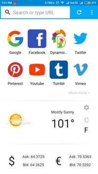 4G Boost Browser screenshot 1