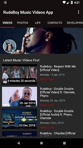 Rude Boy Music Videos - King Rude - P Squrare screenshot 1
