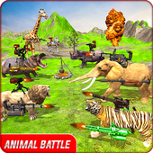 Angry Wild Beast-Crazy Animal fighting icon
