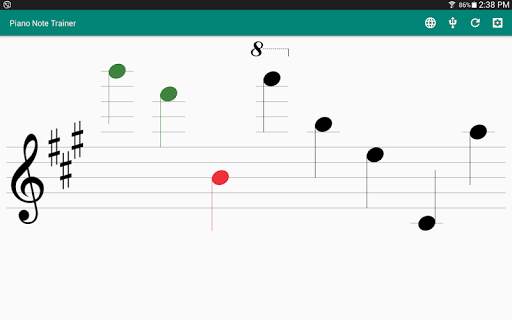 Piano Note Trainer (DEBUG) screenshot 1