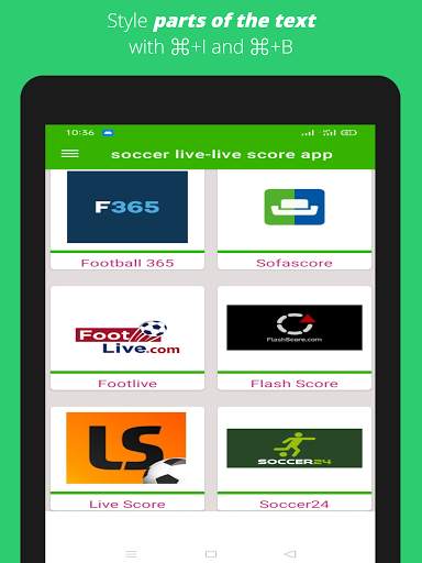 Soccer Live-Live Score App screenshot 8