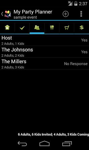 My Party Planner - Lite screenshot 3