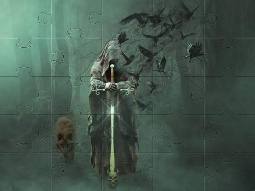 Jigsaws Puzzle Free Magic Games 🧩🗡️🧩👻🧩 screenshot 2
