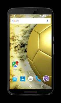 Football Gold Live Wallpaper screenshot 2