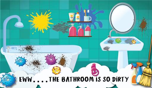 Girl Cleaning Games: Baby House Cleanup screenshot 2