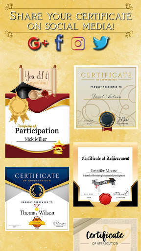 Certificate Maker 2020 📜 Templates and Designs screenshot 6