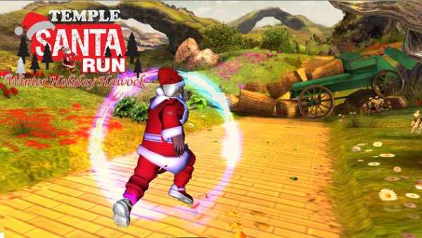 Temple Santa Run Temple Christmas Lost Jungle Run screenshot 1