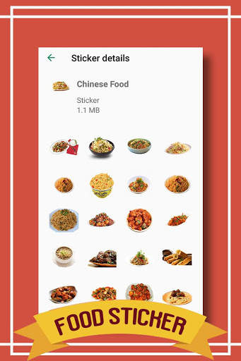 Food Stickers for whatsapp screenshot 2