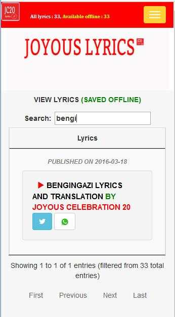 Joyous Celebration Songs screenshot 2