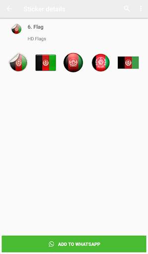 Afghanistan Stickers for WhatsApp (WAStickerApps) screenshot 2