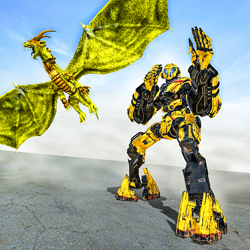 Ultimate Dragon Robot Transform Battle War Game icon