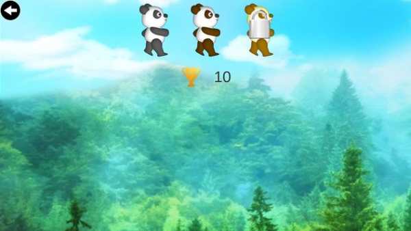 panda jungle game screenshot 2