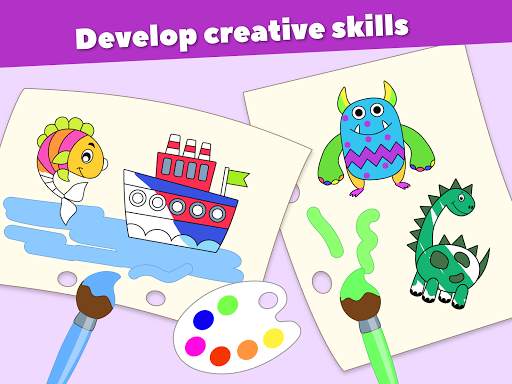 Kids Coloring Game for 2  year screenshot 8