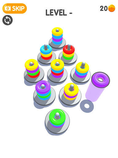 Color Sort 3D: Fun Hoop Stack Sorting Puzzle screenshot 7
