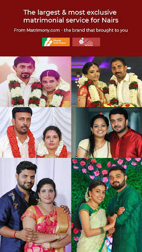 Nair Matrimony - From Kerala Matrimony Group screenshot 1