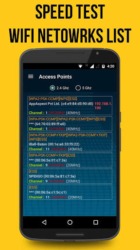 Internet Speed Test, 4G Speed Test & WiFi Analyzer screenshot 4