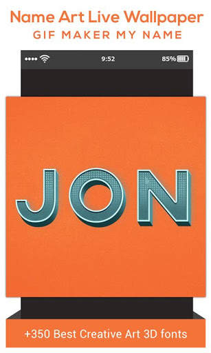 Name Art Live Wallpaper : GIF Maker My Name screenshot 4