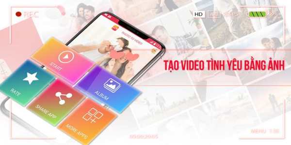 Làm video từ ảnh và nhạc 2019 screenshot 1