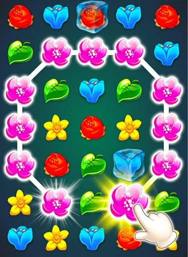 Flower Blossom Game: Color Match Flower Games Free screenshot 1