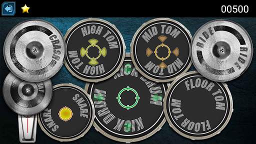 Drum Hero -drum kit,permainan musik rock,gaya Ubin screenshot 2