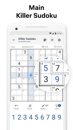 Killer Sudoku oleh Sudoku.com screenshot 1