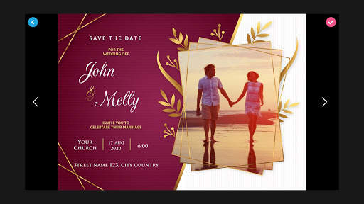 Wedding Invitation Card Maker screenshot 1