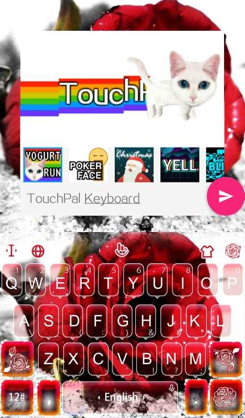 Carola TouchPal Keyboard Theme screenshot 4