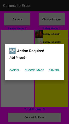 Camera to Excel Converter screenshot 4