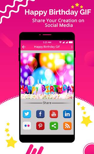 Happy Birthday GIF 4 تصوير الشاشة