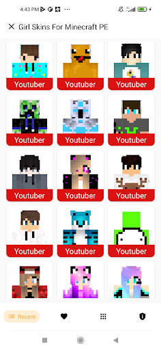 Youtuber Skins For Minecraft screenshot 1