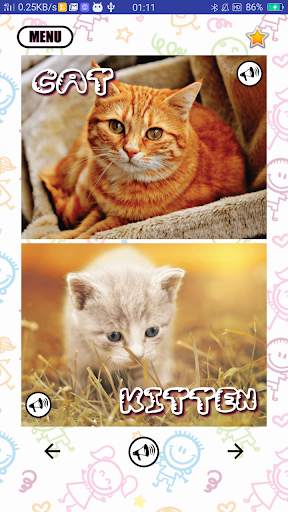 Learn Animal Young one Names скриншот 5