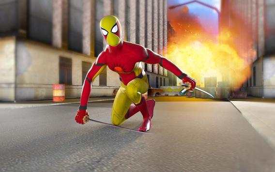 Super Spider Boy Superhero Fighting Robot War screenshot 1