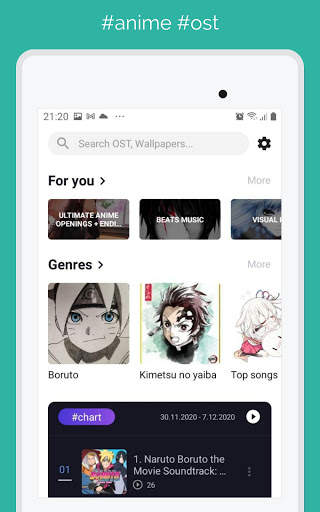 Anime Music - Mix, OST, Otaku Chat and Wallpapers screenshot 8