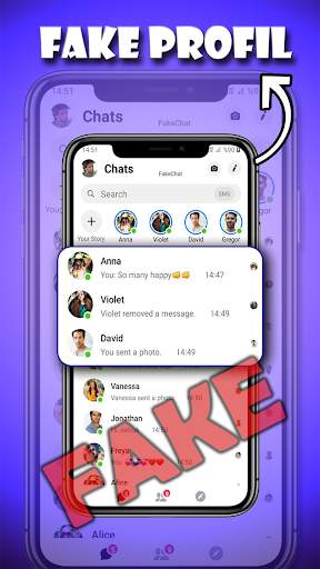 Fake Messenger Chat - Prank screenshot 1
