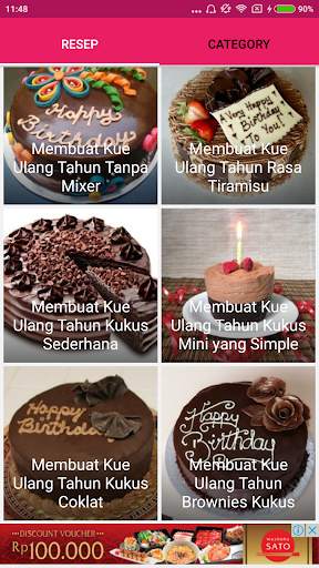 Resep Kue Ulang Tahun screenshot 1