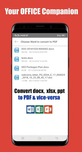 PDF Converter for Word, Excel, PowerPoint -PDFKing screenshot 2