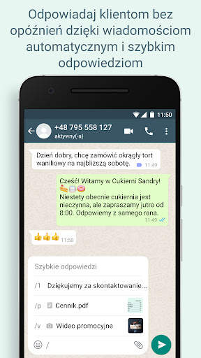 WhatsApp Business screenshot 2