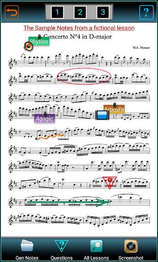 Music Lesson NotePad скриншот 2