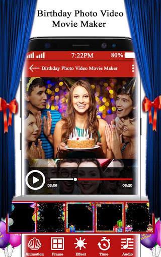 Birthday Photo Video Movie Maker HD with Song screenshot 4
