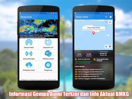 Info Gempa Bumi Terkini स्क्रीनशॉट 1