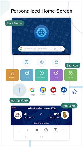JioPages: Faster, Safer & Simply Yours Web Browser screenshot 1