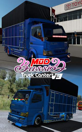 Mod Bussid Truck Canter V3 screenshot 1
